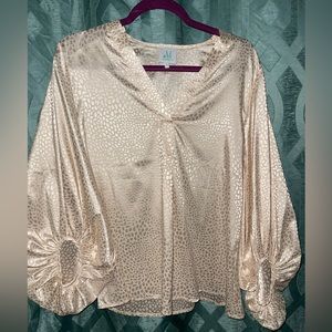 Mint julep boutique leopard blouse